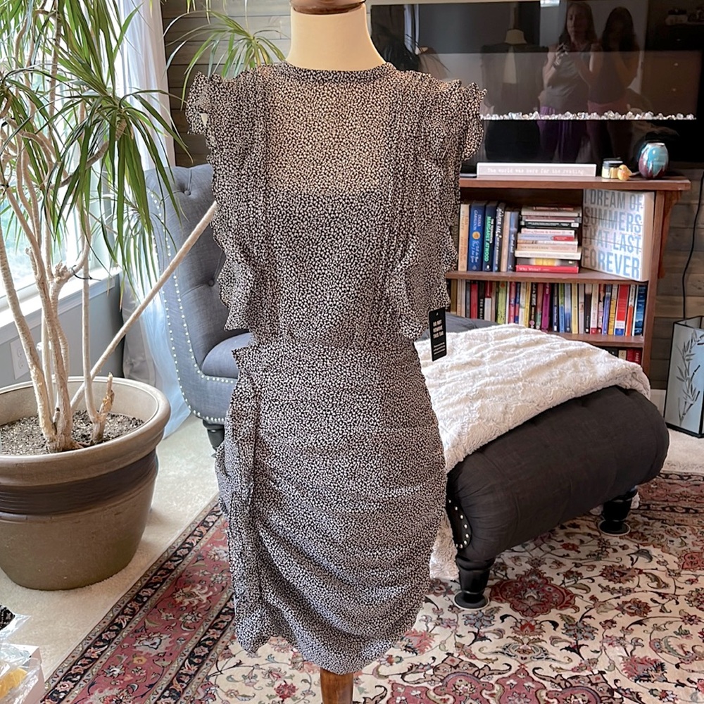 Express Ruffled Dress - Picture 2 of 8